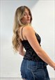 VINTAGE Y2K GLITTERY CAMI TOP