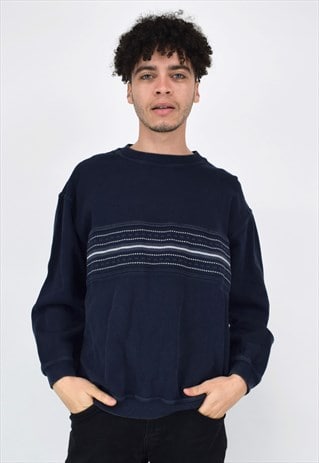 VINTAGE 90'S LEEFROG NAVY SWEATSHIRT