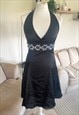 Y2K Halter Neck Party Dress