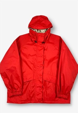 L.l.bean stowaway hiking jacket red large BV20693