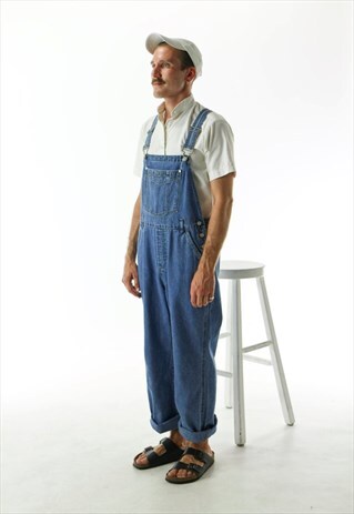 BLUE JEANS DUNGAREES / LONG MAN OVERALLS