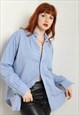 Vintage Ralph Lauren 90's Check Shirt Blue