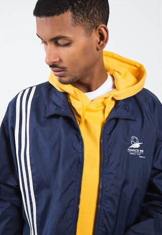 VINTAGE 90S ADIDAS RAINCOAT JACKET / S2355