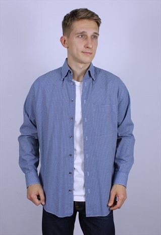 VINTAGE BURBERRY SHIRT MENS T-SHIRT TOP