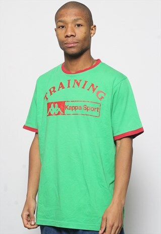 VINTAGE KAPPA LOGO T-SHIRT GREEN