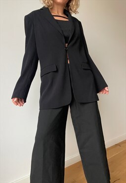 All Black Unisex Suit Blazer