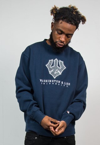 VINTAGE CHAMPION SWEATSHIRT WASHINGTON & LEE UNIVERSITY
