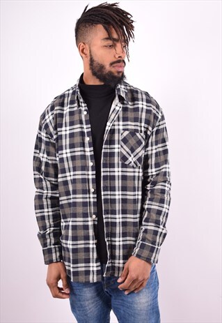 MENS VINTAGE FLANNEL SHIRT XL MULTI 90'S