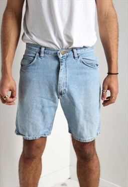 Vintage Wrangler Denim Shorts Blue