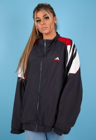 VINTAGE ADIDAS TRACK JACKET IN MULTI NJ679
