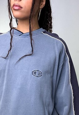 Blue 90s Champion Embroidered Sweatshirt