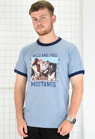 WILD AND FREE MUSTANGS T-SHIRT