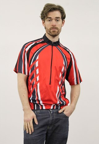 VINTAGE 1990S RED SPORTS T-SHIRT
