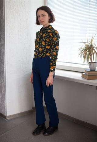 VINTAGE 70'S BLUE TROUSERS