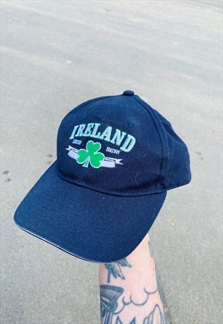 VINTAGE IRELAND EMBROIDERED HAT CAP
