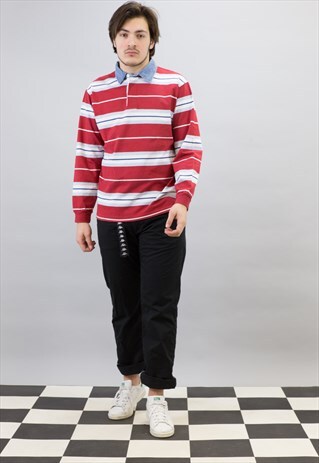 VINTAGE RUGBY POLO SHIRT