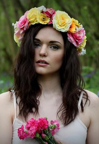 MEADOW MIXED FLOWER CROWN