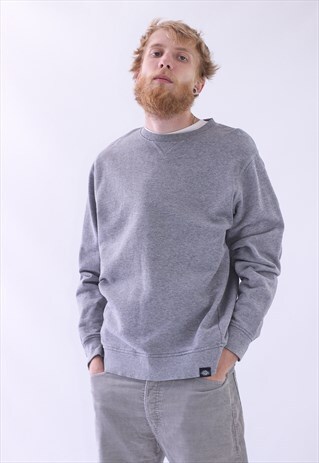VINTAGE MENS DICKIES BLANC SWEATSHIRT CREW NECK