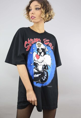 VINTAGE 1992 OVERSIZED LOONEY TUNES WARNER BROS T-SHIRT