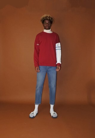 90S BOYFRIEND VARSITY SWEATSHIRT