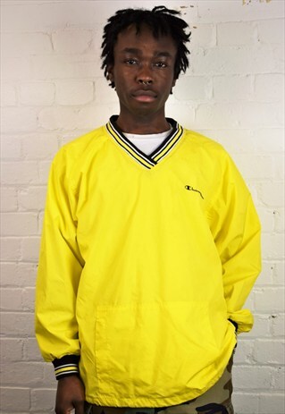 VINTAGE 90'S CHAMPION NYLON PULLOVER JACKET