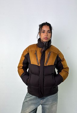 Brown 90s Mont Bell Puffer Jacket Coat