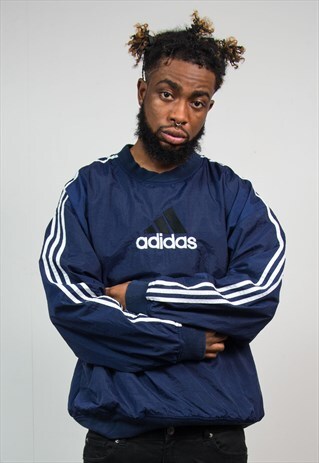 ADIDAS WINDBREAKER SWEATSHIRT PULLOVER WINDBREAKER