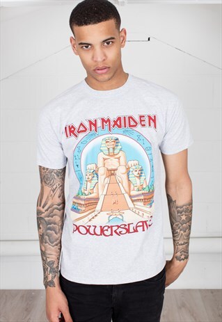 OFFICIAL IRON MAIDEN POWERSLAVE UNISEX T-SHIRT