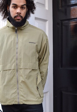 DIADORA KHAKI GREEN JACKET WITH HOOD