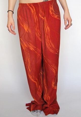 VINTAGE LOUD PRINT FESTIVAL TROUSERS