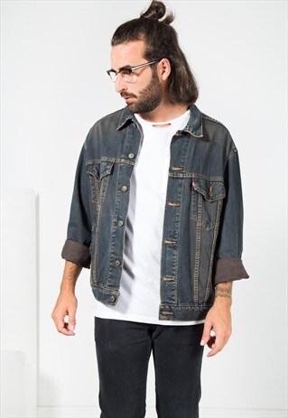 VINTAGE 80S LEVI'S DENIM JACKET / S1569
