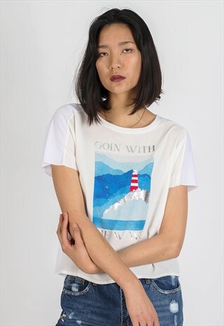 T-SHIRT WITH SILVER DESIGN