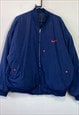 VINTAGE 90S NIKE BLUE ORANGE BOMBER REVERSIBLE JACKET XL