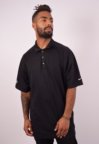 VINTAGE NIKE POLO SHIRT BLACK