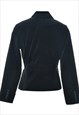 VINTAGE SINGLE BREASTED VELVET BLAZER - S