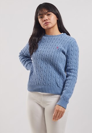 VINTAGE RALPH LAUREN CABLE KNIT JUMPER