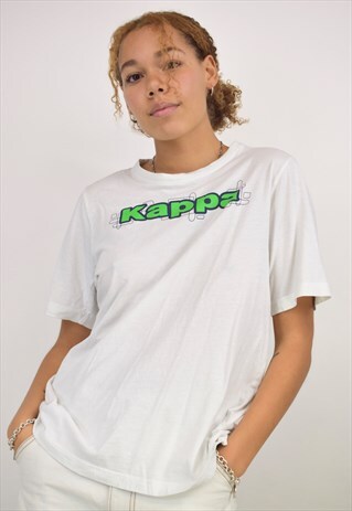 VINTAGE 90S KAPPA WHITE T-SHIRT