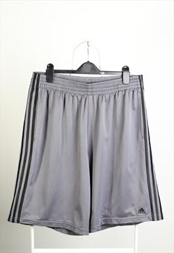 Vintage Adidas Sports Logo Shorts Grey
