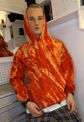 DROP SHOULDER PREMIUM QUALITY TIE DYE GRADIENT WASHED HOODIE