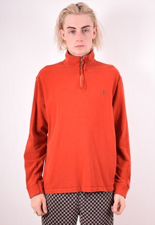 POLO RALPH LAUREN MENS VINTAGE SWEATSHIRT JUMPER XL 90S