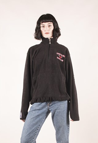 VINTAGE CHAMPION NBA CHICAGO BULLS BLACK FLEECE /MM2394