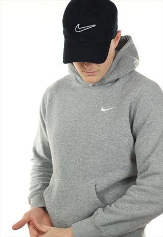 VINTAGE NIKE HOODIE GREY