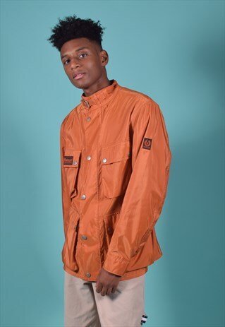 VINTAGE BELSTAFF RALLYMASTER ORANGE LINED JACKET