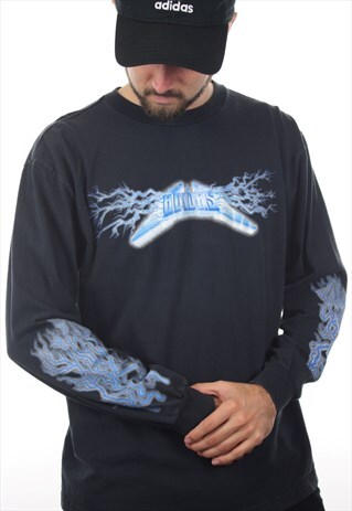 VINTAGE ADIDAS GRAPHIC LONG SLEEVE T SHIRT TEE