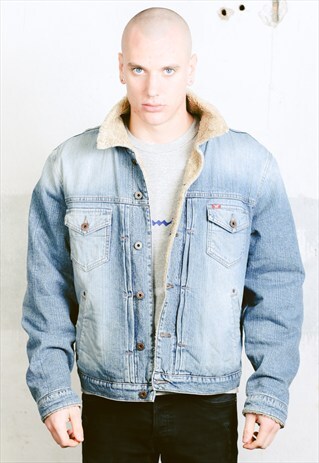 VINTAGE MUSTANG LINED DENIM JACKET