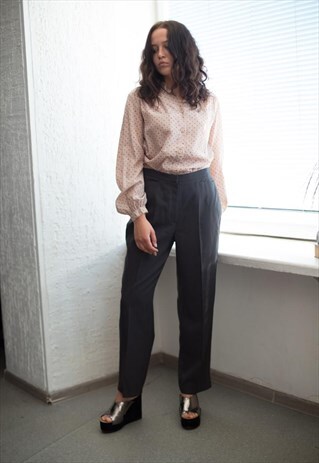 VINTAGE 90'S GREY CLASSIC TROUSERS