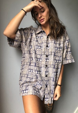 OVERSIZED RETRO 90S 80S VINTAGE UNISEX FESTIVAL SHIRT