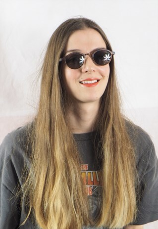 VINTAGE HALF FRAME TORTOISESHELL SUNGLASSES