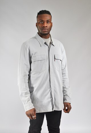 VINTAGE LEVI'S GREY SHIRT