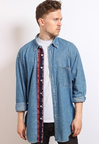 VINTAGE TOMMY HILFIGER DENIM SHIRT
